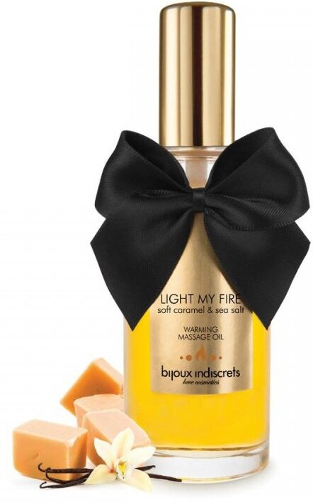 Bijoux Indiscrets Ulei de masaj Aphrodisia Light My Fire - Caramel 100 ML