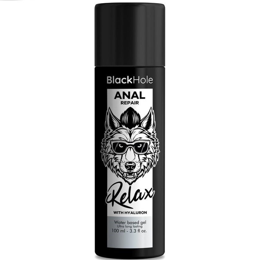 Black Hole Lubrifiant Anal pe Baza de Apa Anal Repair Relax cu Hyaluron 100 ml