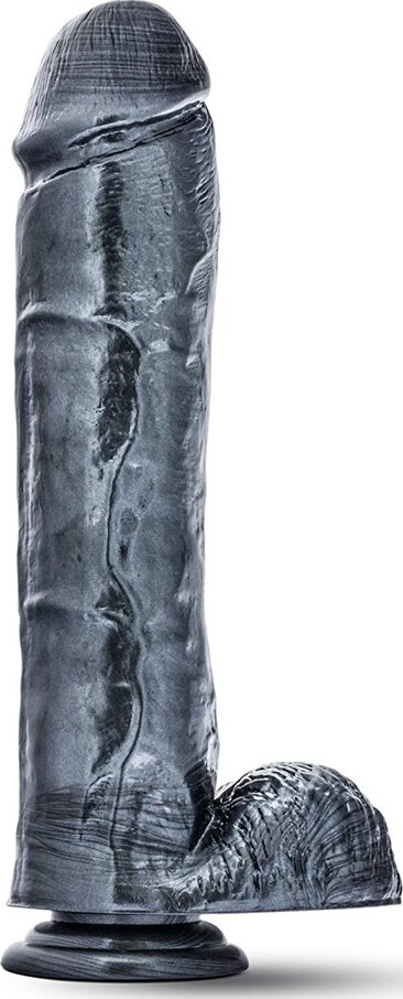 Blush NOVELTIES Dildo Jet Onyx Carbon Metalic Negru 28 cm