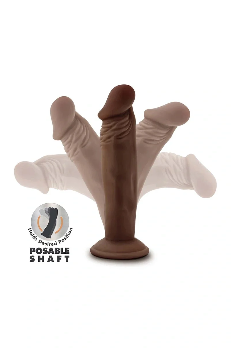 Blush NOVELTIES Dildo Realist Posable Shaft Dr. Skin Plus TPE Maro 16.5 cm