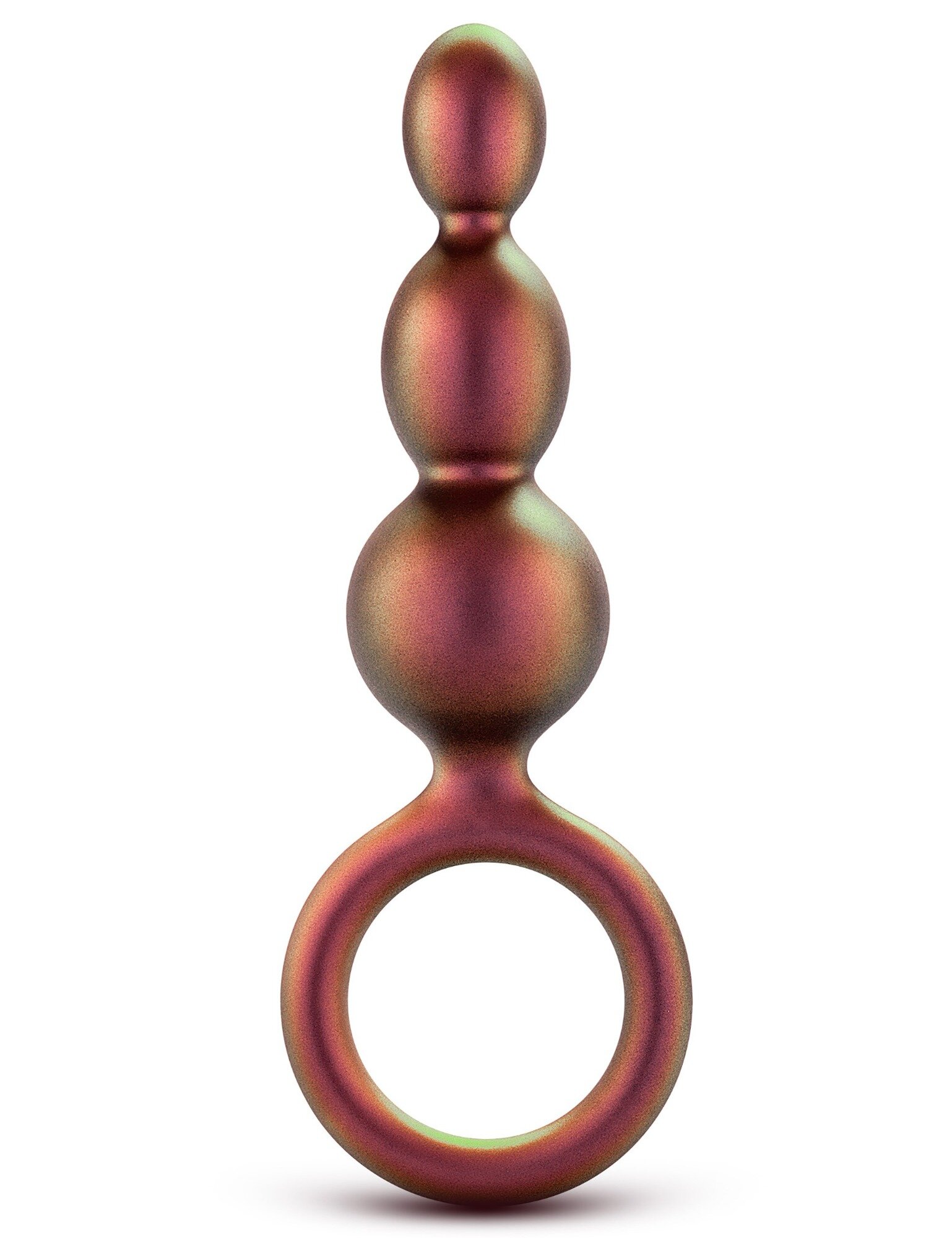 Blush NOVELTIES Dop Anal Adventures Matrix Beaded cu Inel Silicon Bronz 13.9 cm