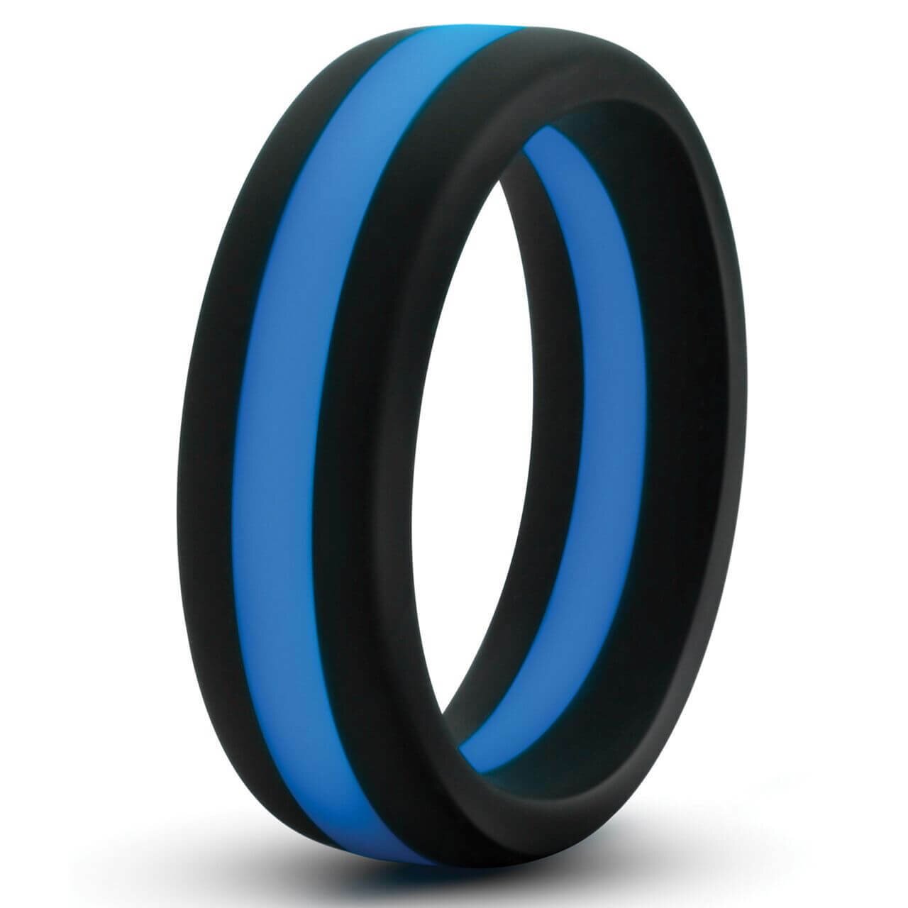 Blush NOVELTIES Inel de Penis GoPro Performance Silicon Negru/Albastru