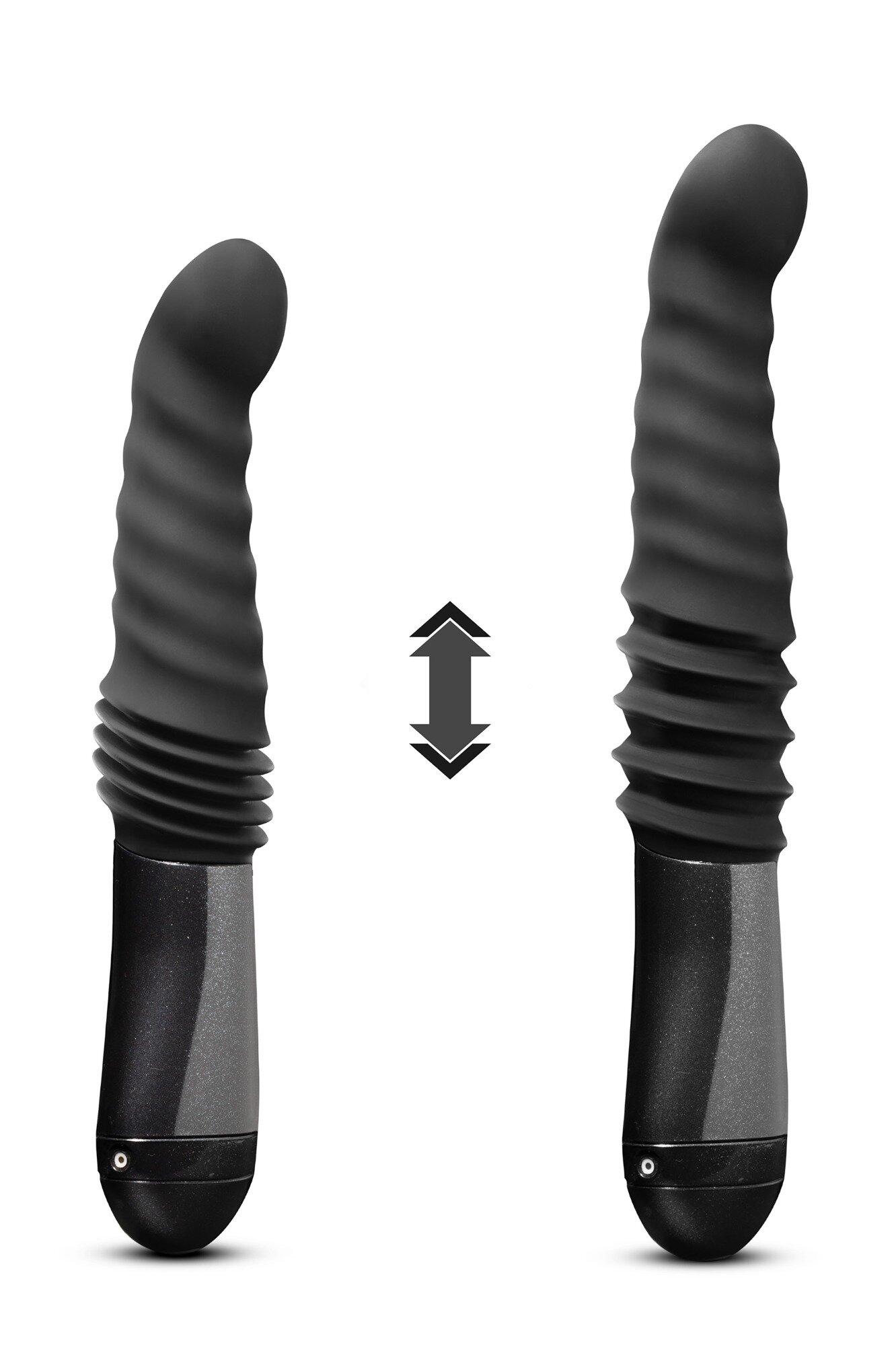 Blush NOVELTIES Stimulator Lazarus Tempatasia Powerful Thrusting Silicon USB Black