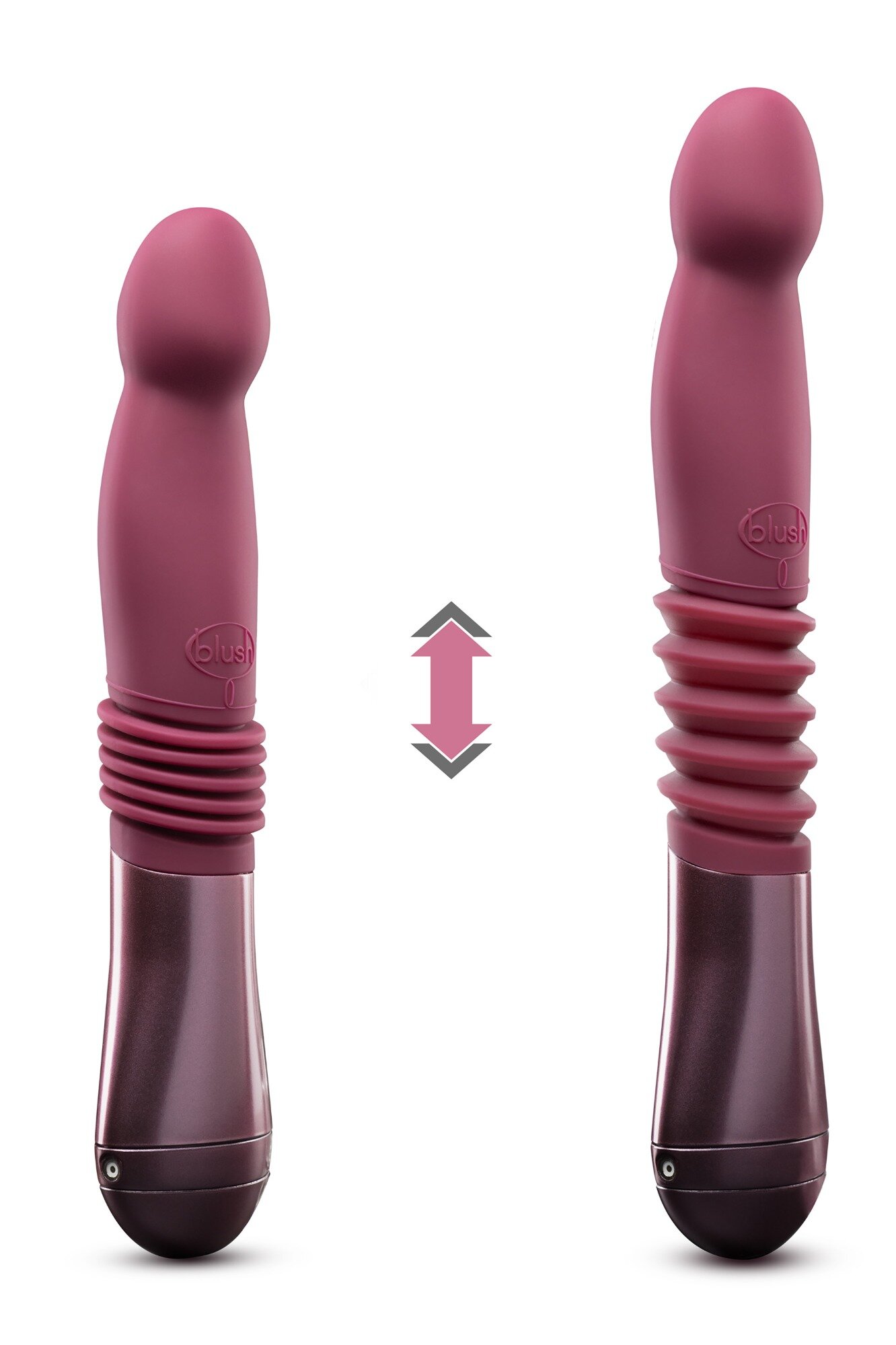 Blush NOVELTIES Stimulator Trixie Tempatasia Powerful Thrusting Silicon USB Wine