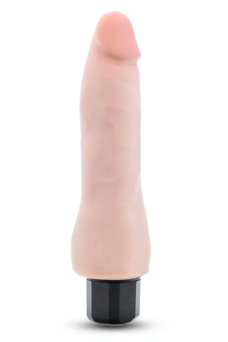 Blush NOVELTIES Vibrator Realist Au Naturel Sensa Feel Dubla Densitate 10 Moduri Vibratii USB Natural 22.2 cm
