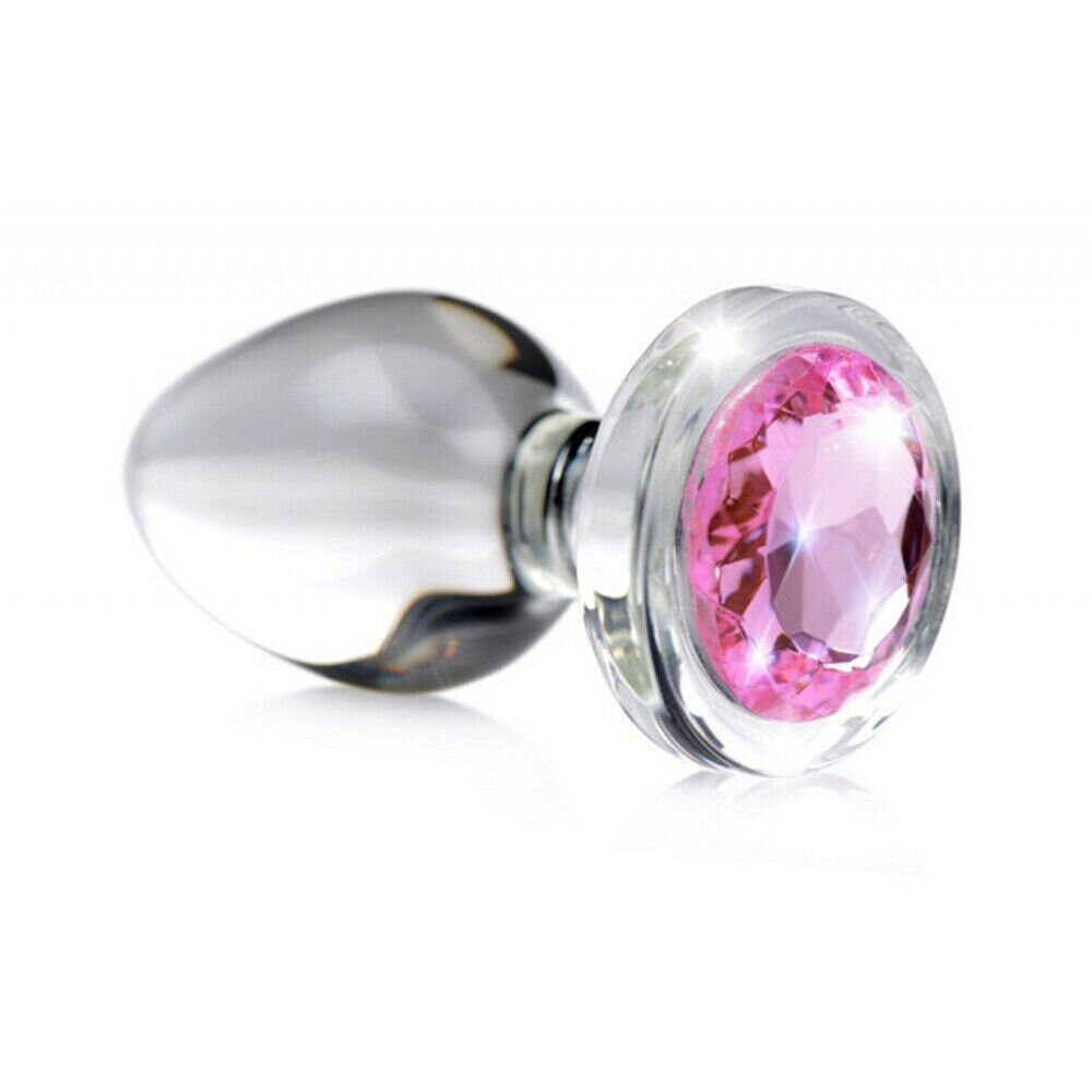 Booty Sparks Dop Anal din Sticla Pink Gem Small