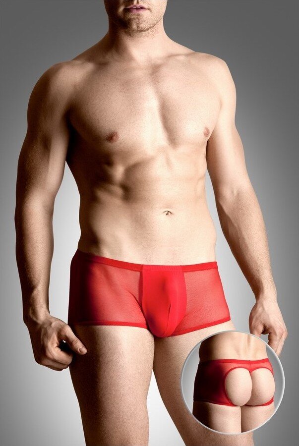  Boxeri Barbati Open Back Rosu M/L