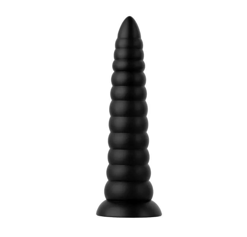BUTTR Dop Anal Caterpiller PVC Negru 29 cm