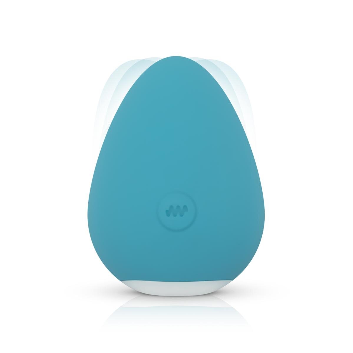 CALA AZUL Vibrator Lay-on Carla 10 Moduri Vibratii Silicon USB Turcoaz 6.6 cm