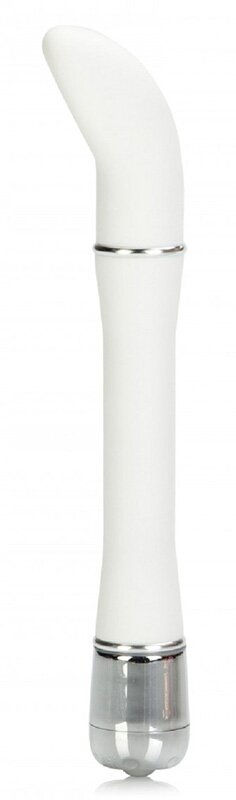 California Exotics Vibrator Punctul G Lulu Satin Scoop Alb