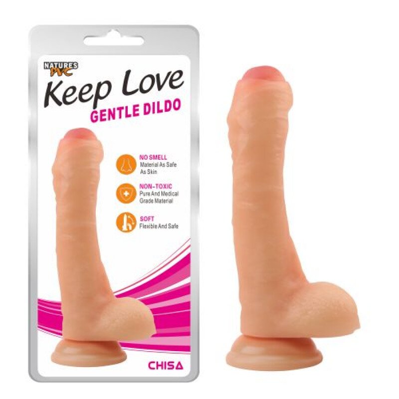 Chisa Novelties Dildo Realist Uncut Gentle Natural 20 cm
