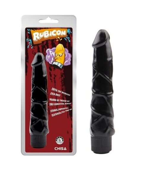 Chisa Novelties VIbrator Realist Multispeed Rubicon PVC Negru 21 cm