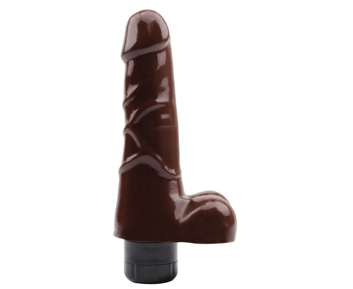 Chisa Novelties Vibrator Realist Verve Multispeed PVC Maro 20 cm
