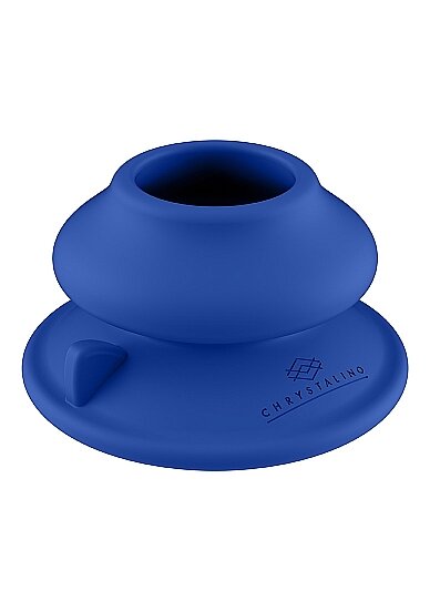 Chrystalino Ventuza Silicon Medical Albastru Compatibila Jucarii