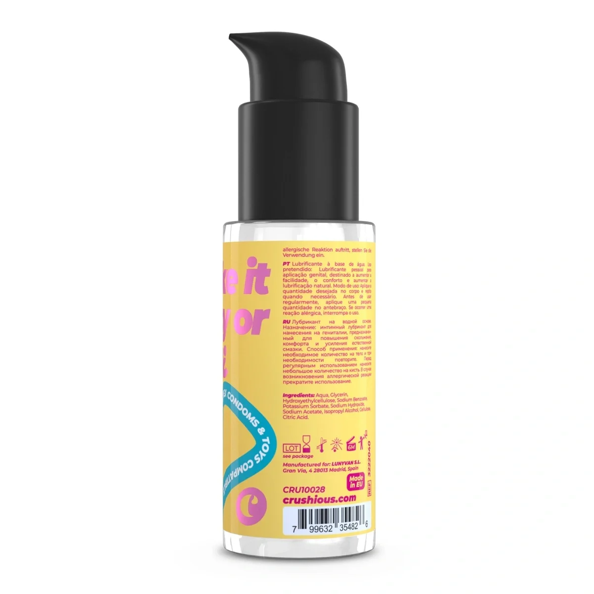 Crushious Lubrifiant pe Baza de Apa 50 ml
