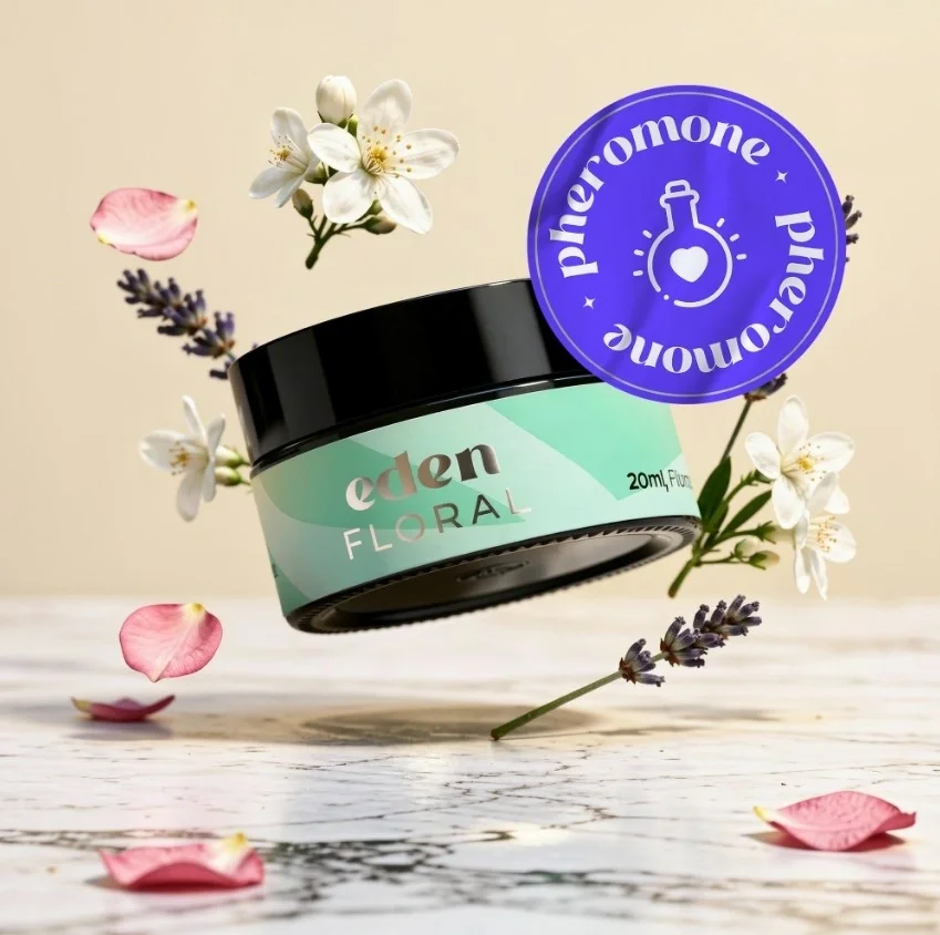 Crushious Lumanare de Masaj cu Feromoni Eden Parfum Floral 20 ml