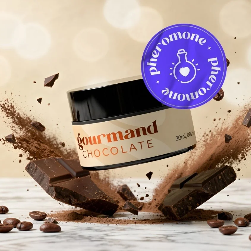 Crushious Lumanare de Masaj cu Feromoni Gourmand Parfum Ciocolata 20 ml