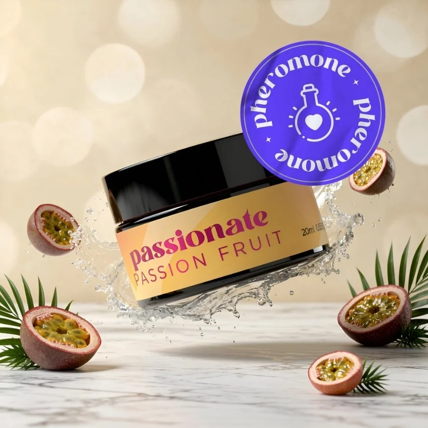 Crushious Lumanare de Masaj cu Feromoni Passionate Parfum Fructul Pasiunii 20 ml
