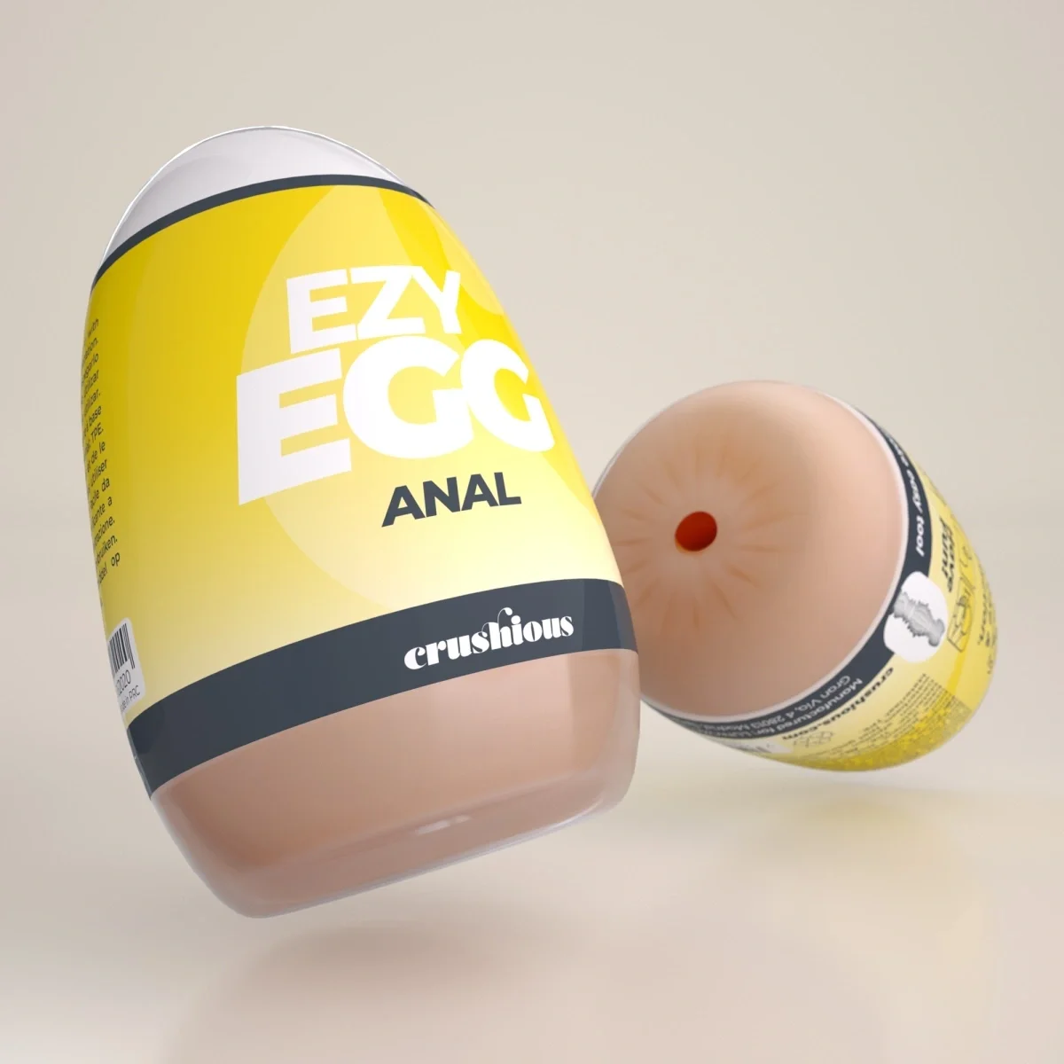 Crushious Masturbator Ezy Egg Anal Tip Ou TPE+ABS