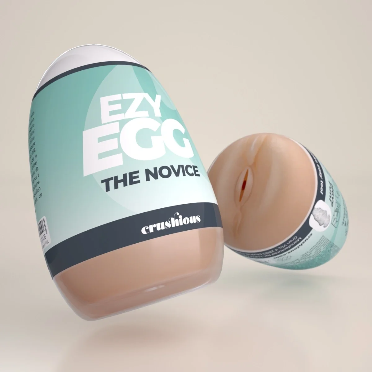 Crushious Masturbator Ezy Egg The Novice Tip Ou TPE+ABS