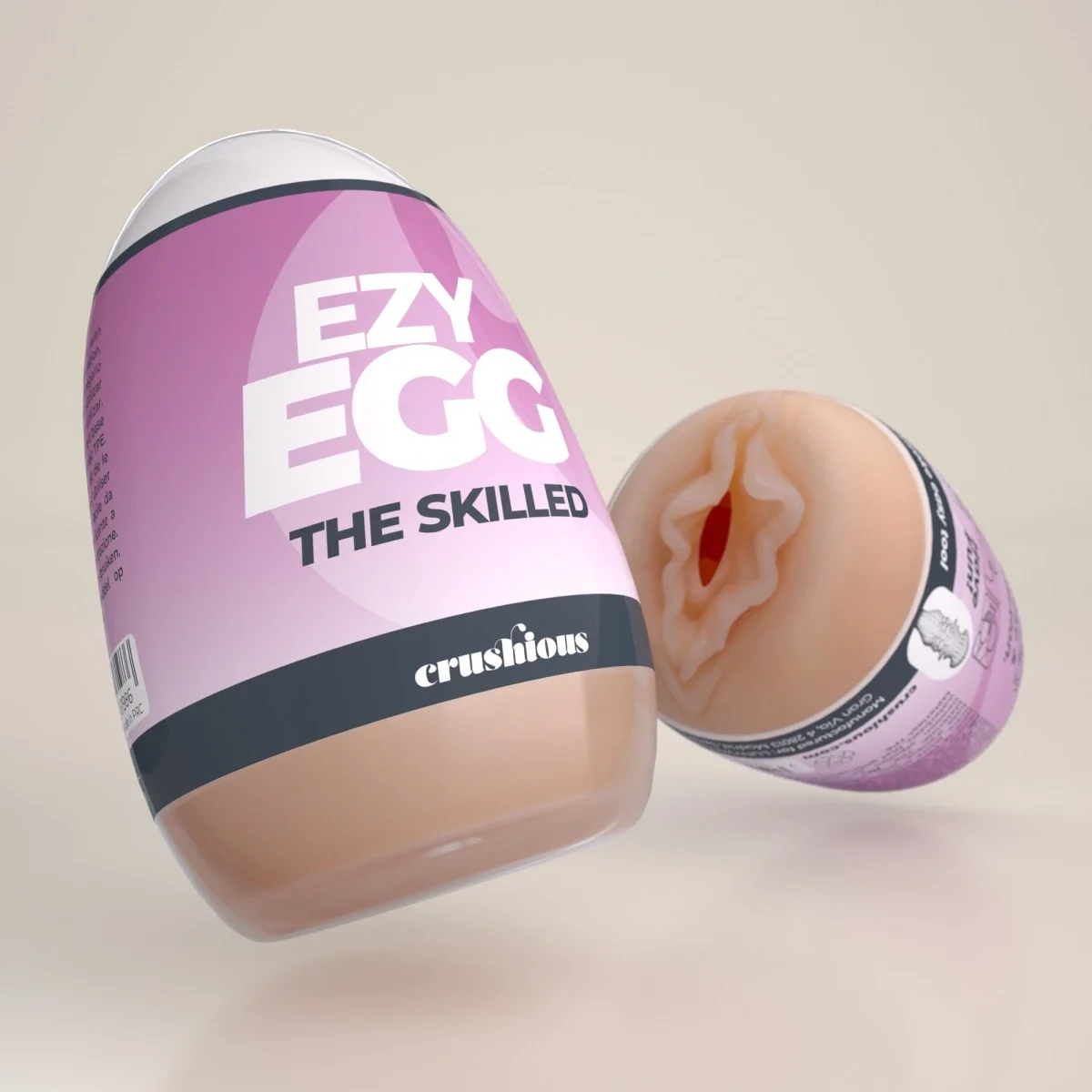 Crushious Masturbator Ezy Egg The Skilled Tip Ou TPE+ABS