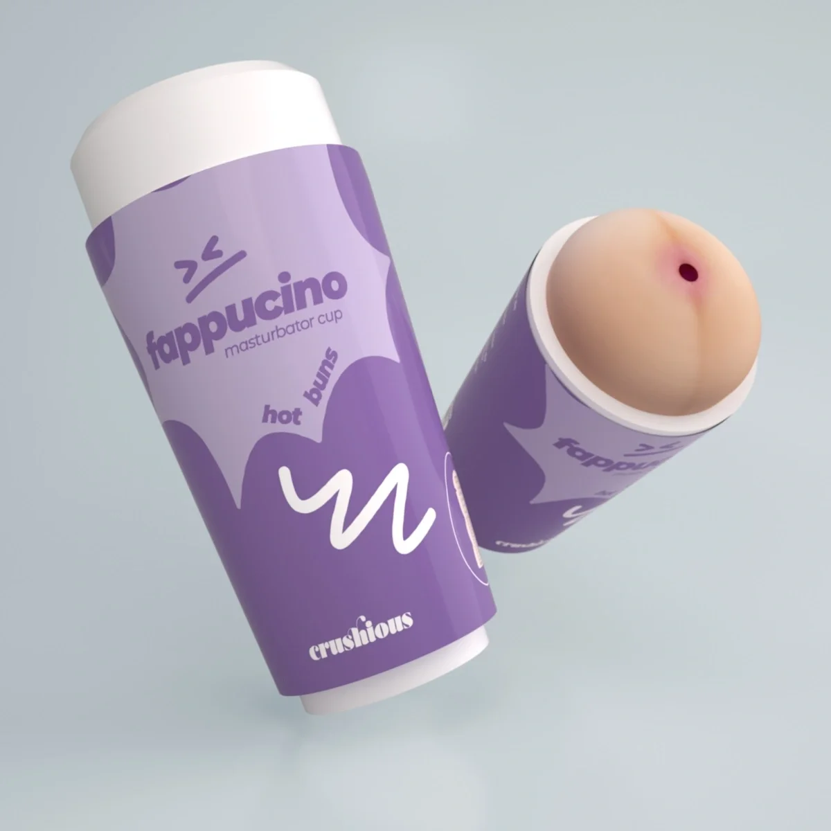 Crushious Masturbator Fappuccino Hot Buns Portabil TPE+ABS