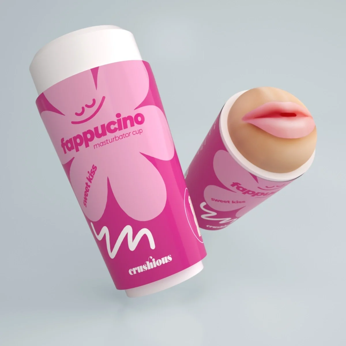 Crushious Masturbator Fappuccino Sweet Kiss Portabil TPE+ABS