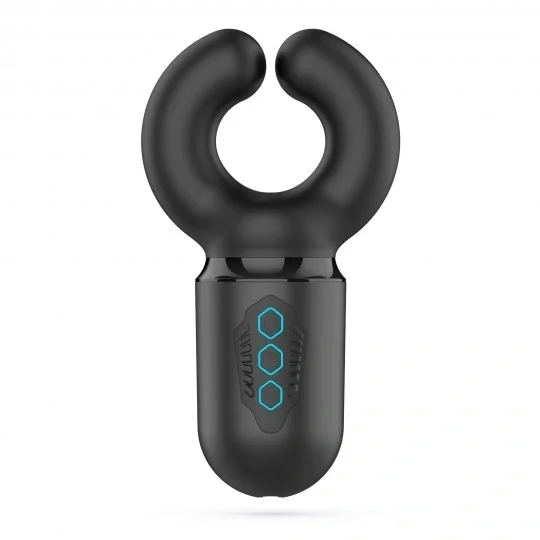 Crushious Masturbator Kong cu Presiune 10 Moduri Vibratii 10 Moduri Presiune Silicon+ABS USB 16 cm