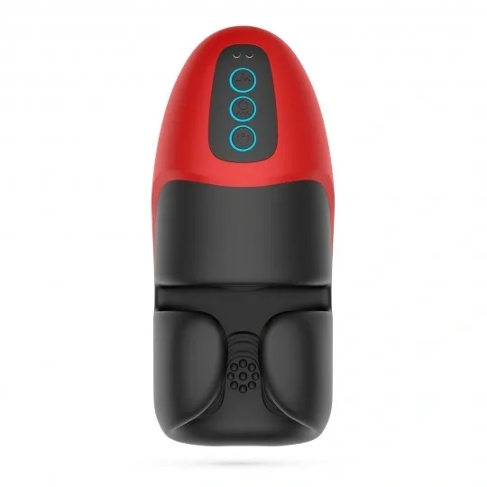 Crushious Masturbator Pancho Reincarcabil cu Presiune 10 Moduri Vibratii Silicon+ABS USB 16.5 cm