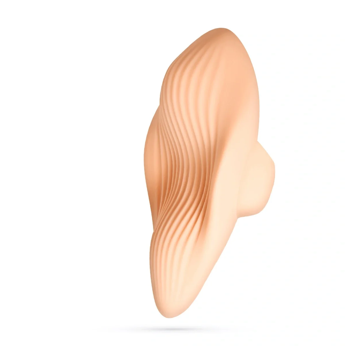 Crushious Stimulator Wearable Atlantis Remote Control 9 Moduri Vibratii Silicon USB Nude 8.5 cm