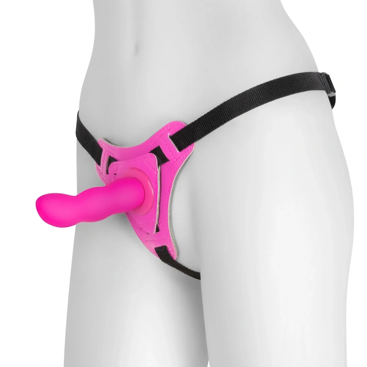 Crushious Strap-On Snapper Dildo din Silicon Roz 12.5 cm