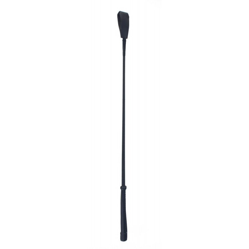 Devil Sticks Cravasa Crop din Piele Naturala Negru 72 cm