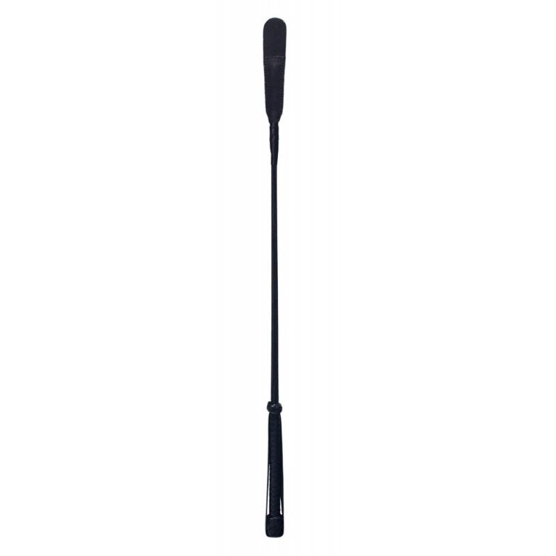 Devil Sticks Cravasa Slap din Piele Naturala Negru 72 cm