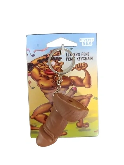 DIVERTY SEX Breloc cu Penis Maro