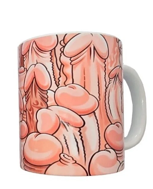 DIVERTY SEX Cana Ceramica Imprimeu cu Penis 370 ml