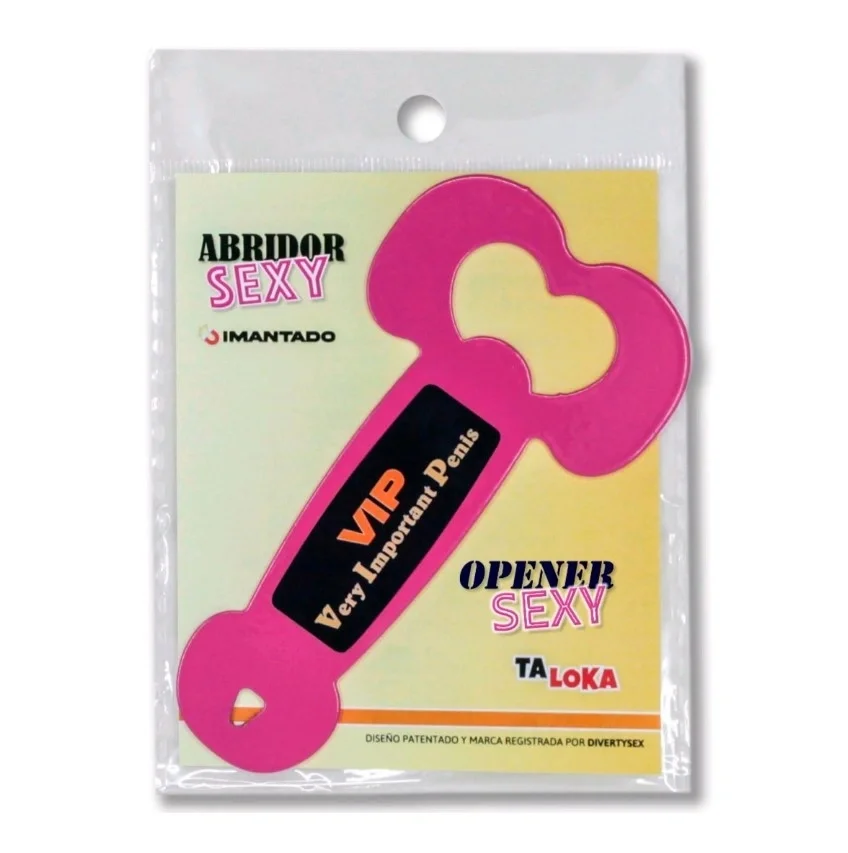 DIVERTY SEX Magnet Deschizator Bere Very Important Penis Fucsia