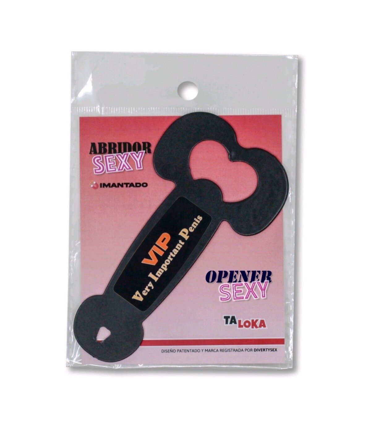 DIVERTY SEX Magnet Deschizator Bere Very Important Penis Negru