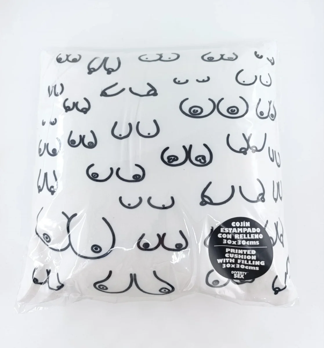 DIVERTY SEX Perna cu Modele Sani 30x30 cm Alb