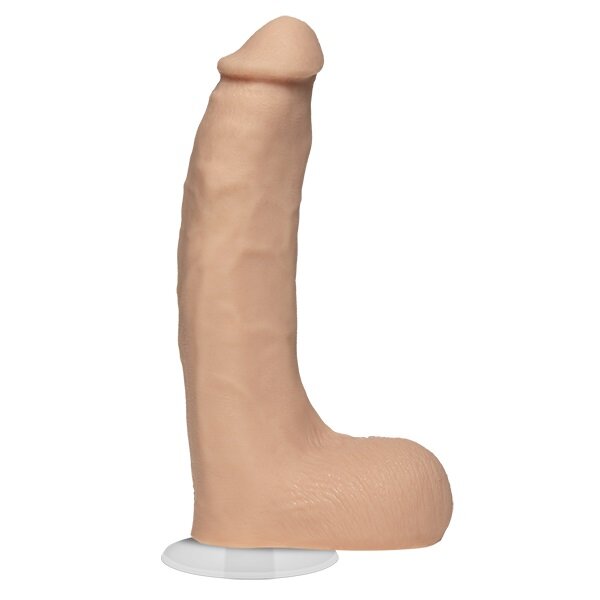 Doc Johnson Dildo Realist Chad White Ultraskyn Dual Density Vac-U-Lock 22 cm