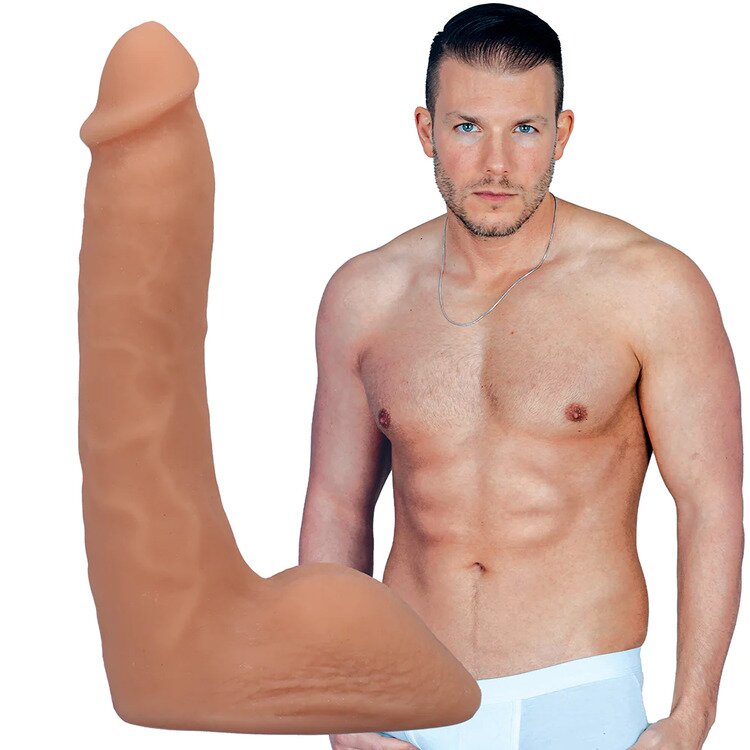 Doc Johnson Dildo Realist Codey Steele Ultraskyn Dual Density Vac-U-Lock Natural 20.3 cm