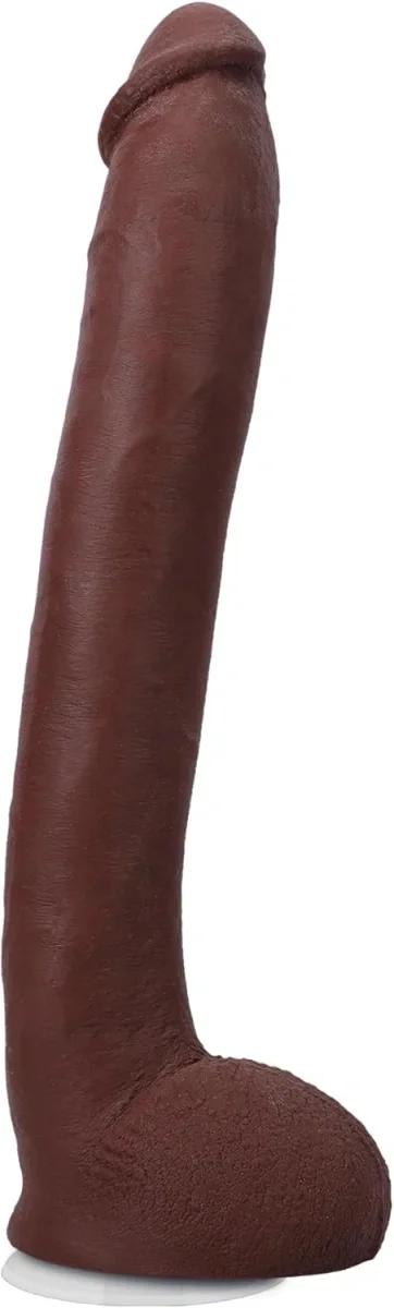 Doc Johnson Dildo Realist Hollywood Cash Ultraskyn Dual Density Vac-U-Lock Maro 29 cm
