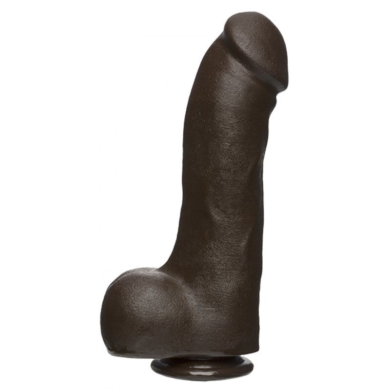 Doc Johnson Dildo Realist Master D FirmSkyn Chocolate 30 cm