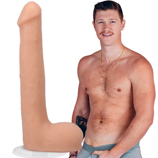 Doc Johnson Dildo Realist Oliver Flynn Ultraskyn Dual Density Vac-U-Lock Natural 25.4 cm