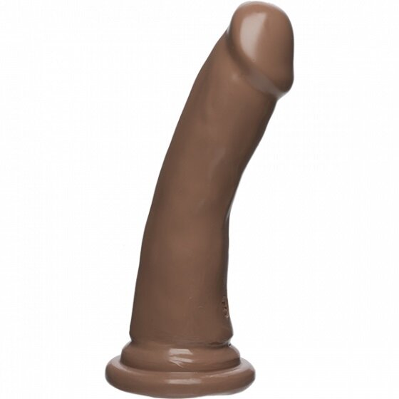 Doc Johnson Dildo Realist Slim D FirmSkin Caramel 18 cm