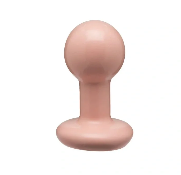 Doc Johnson Dop Anal Round Butt Plug Small PVC Natural