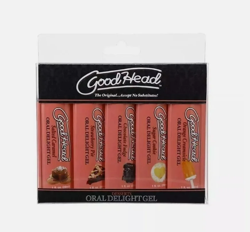 Doc Johnson Set 5 buc Lubrifianti pe Baza de Apa Aroma Desert Diverse Sortimente 5x30 ml