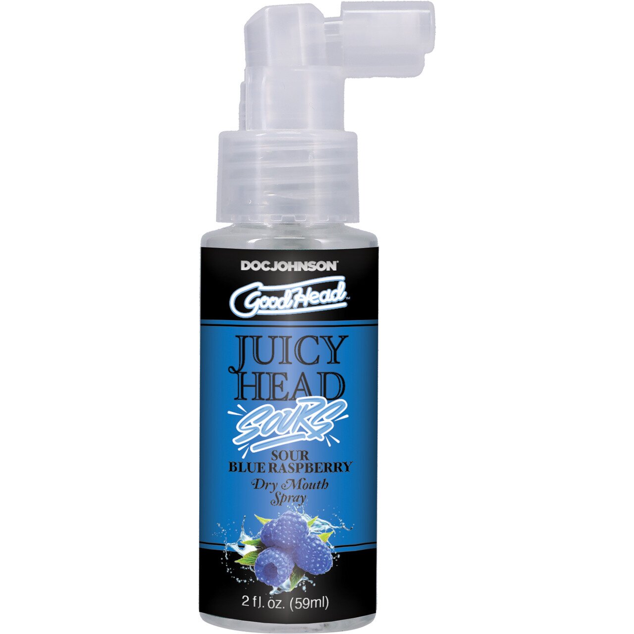 Doc Johnson Spray Sex Oral Juicy Head Zmeura Albastra 59 ml