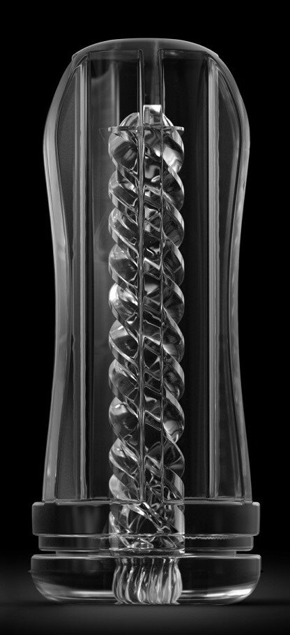 Dorcel Masturbator Deep Blow Tornado TPE Transparent 16.4 cm