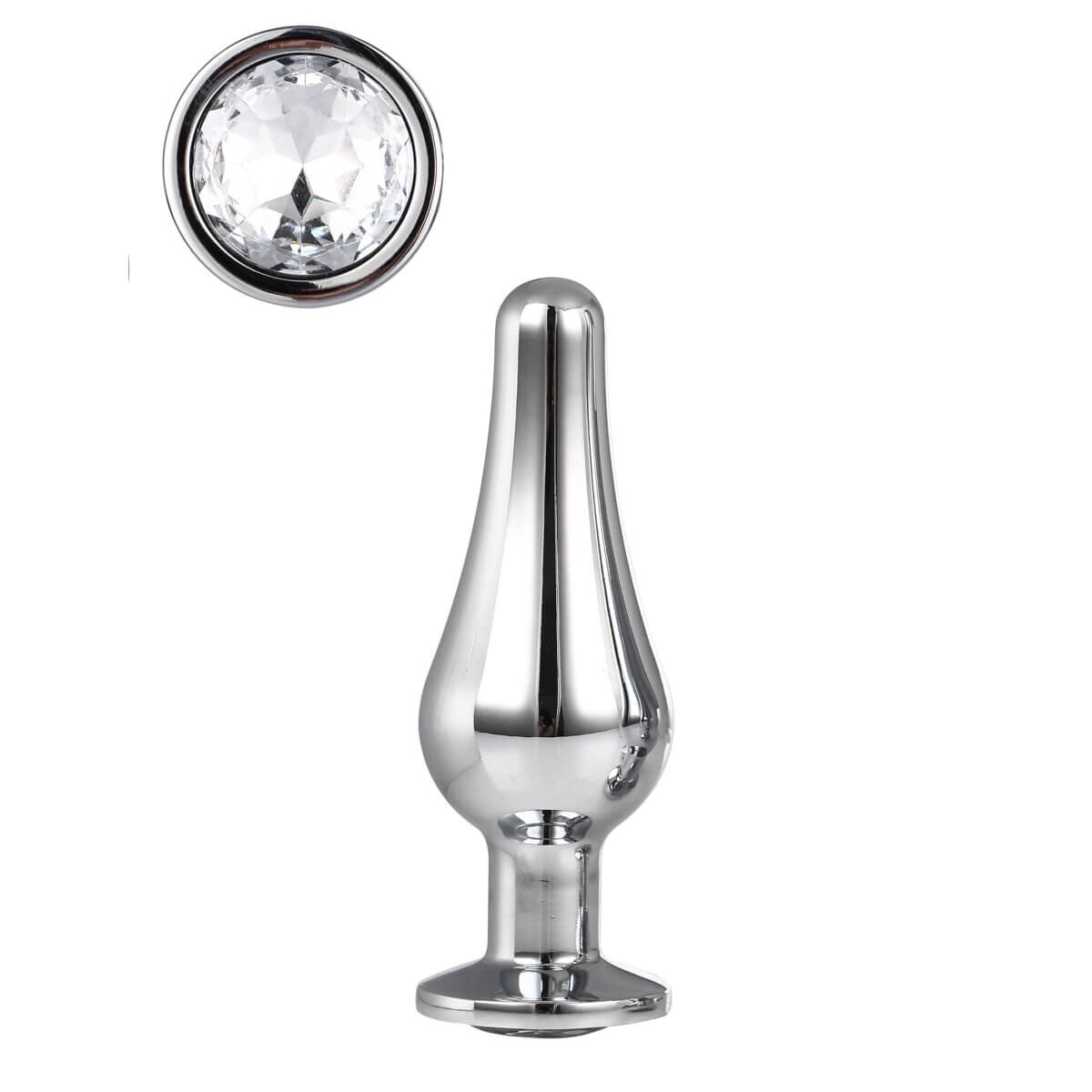 DREAM toys Dop Anal Pleasure Plug Small Argintiu Gleaming Love