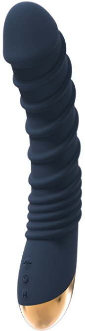 DREAM toys Vibrator Aeolus Goddess Collection 10 Moduri Vibratii SIlicon USB Albastru Inchis 21 cm